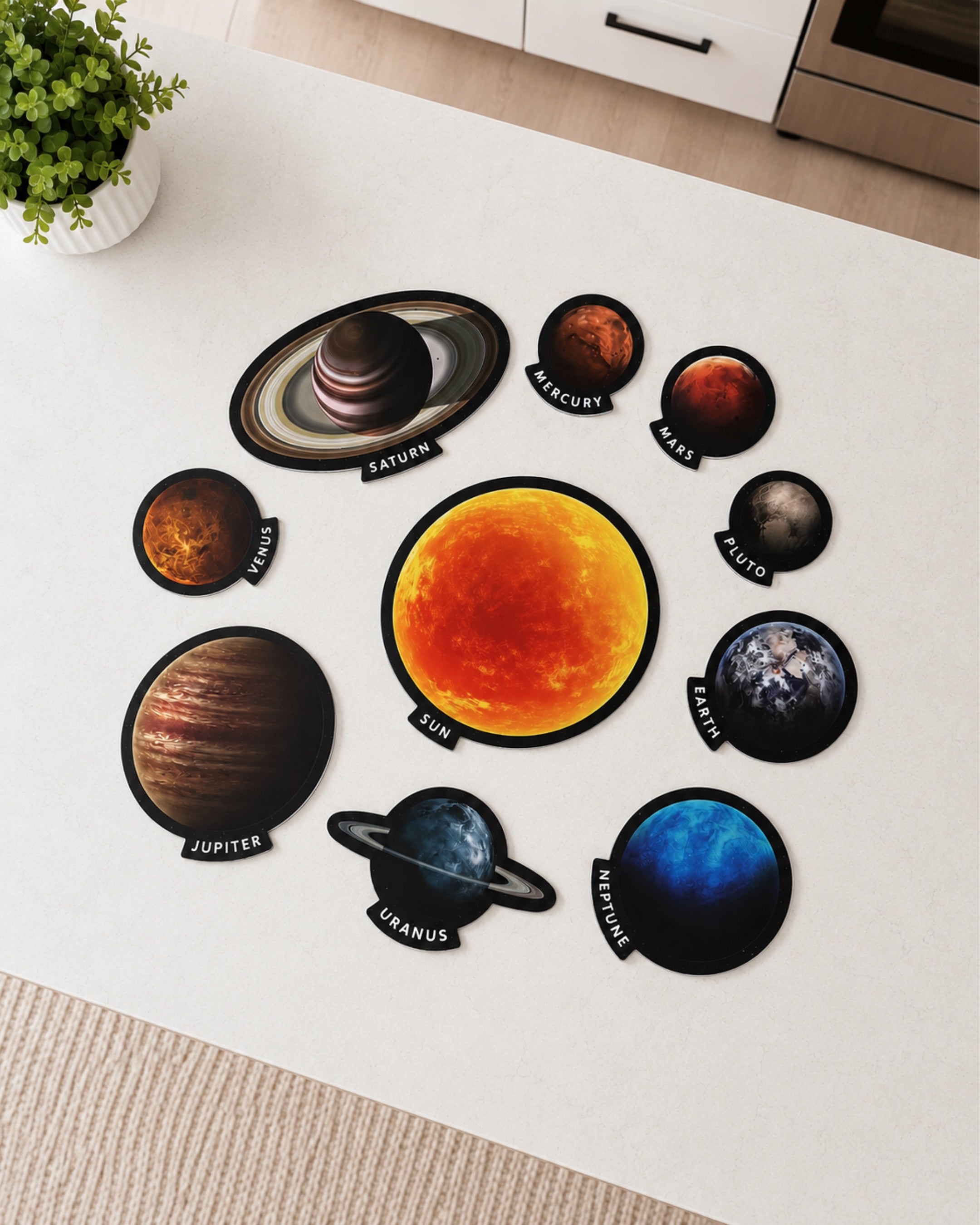Solar System Magnets (10pc oversized magnet set) – Cherrypick