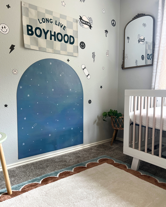 MEGA Magic Playwall - Arch Magnetic Wall Decal for Kids