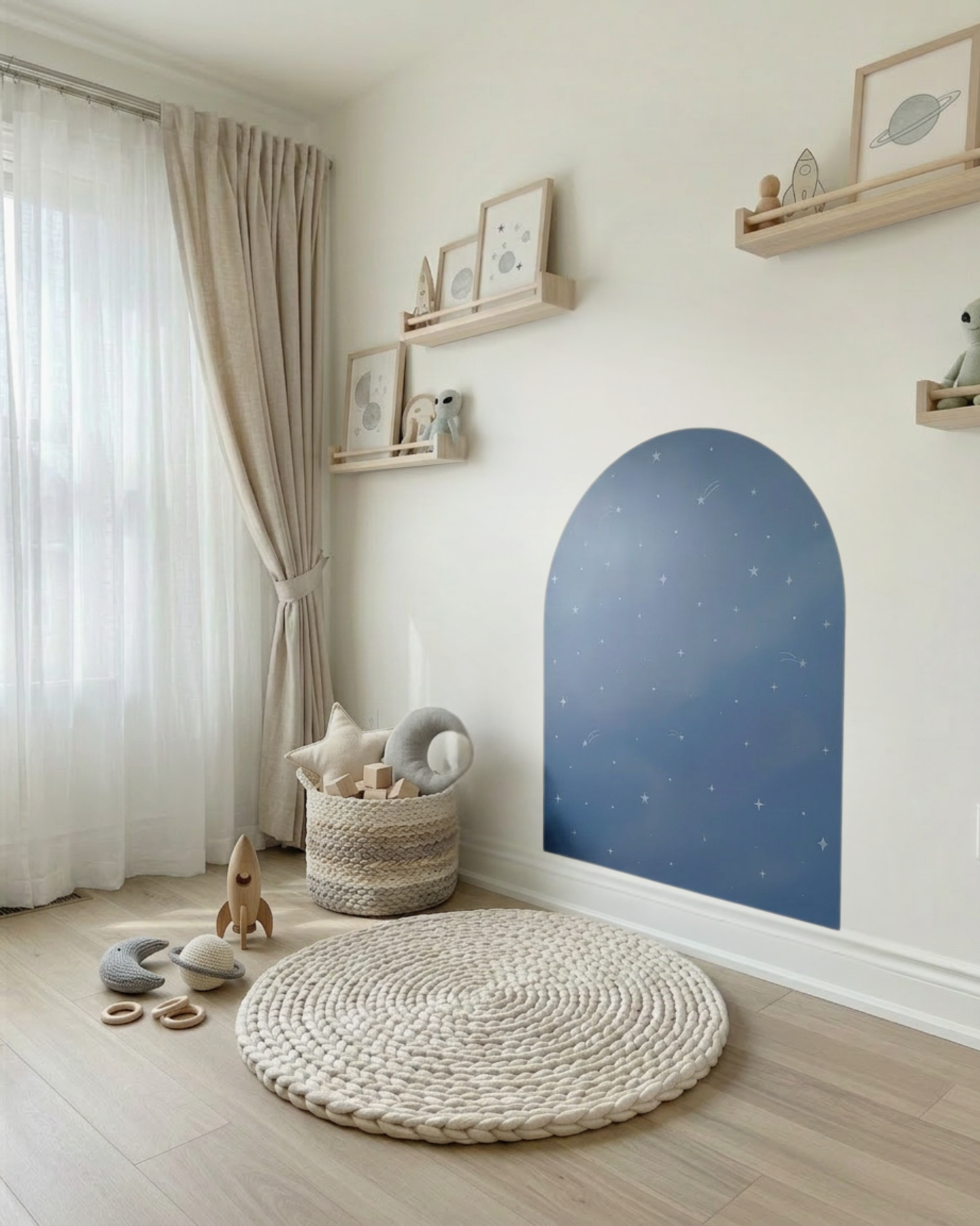 MEGA Magic Playwall - Arch Magnetic Wall Decal for Kids