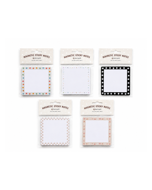 Magnetic Sticky Notes (10pc Dry Erase Labels)