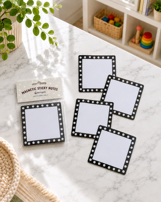 Magnetic Sticky Notes (10pc Dry Erase Labels)