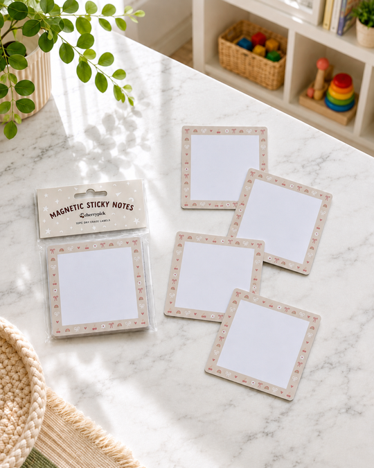 Magnetic Sticky Notes (10pc Dry Erase Labels)