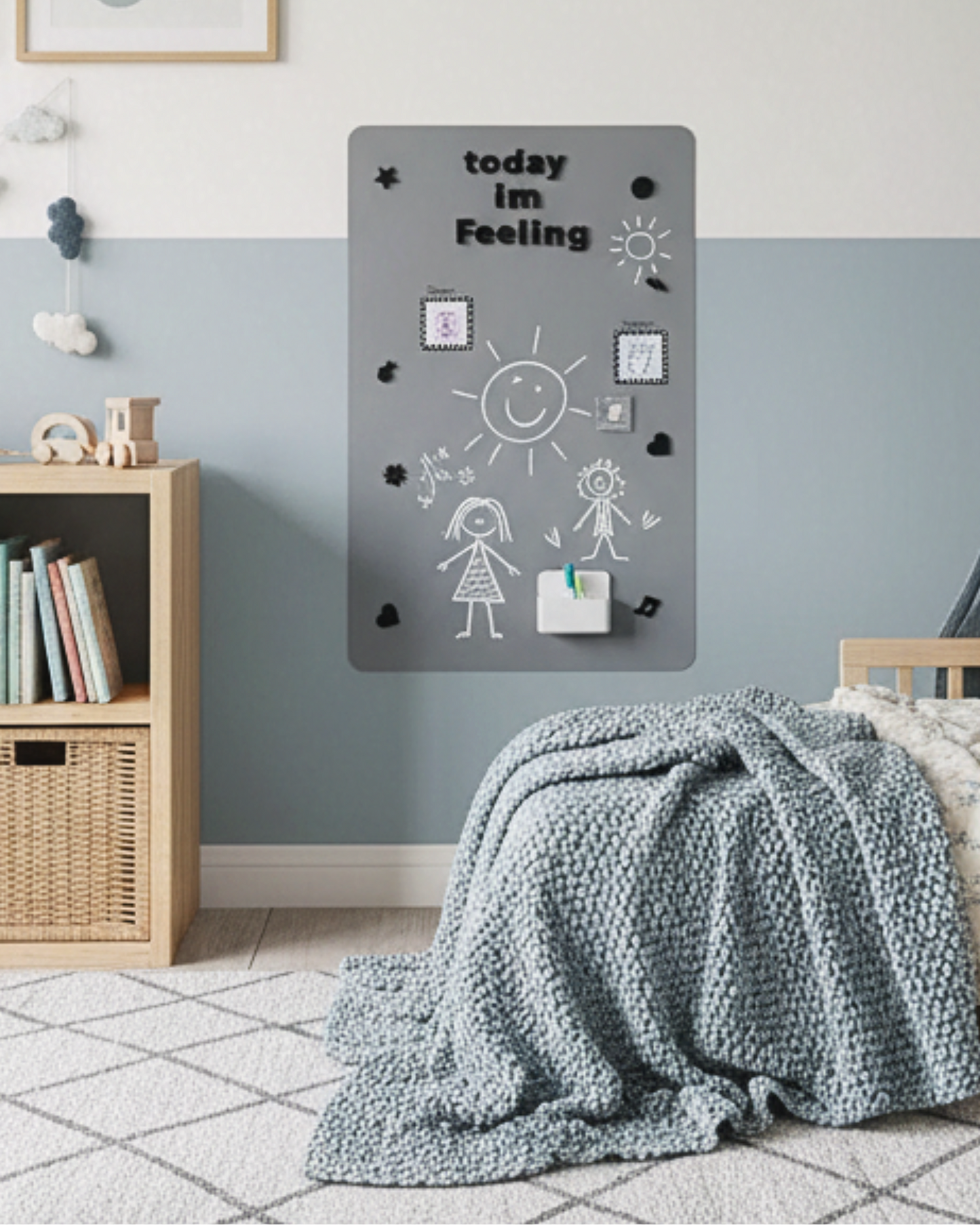 Magic Playwall - Rectangle Magnetic Wall Decal for Kids