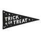 Trick or Treat Halloween Canvas Pennant Flag
