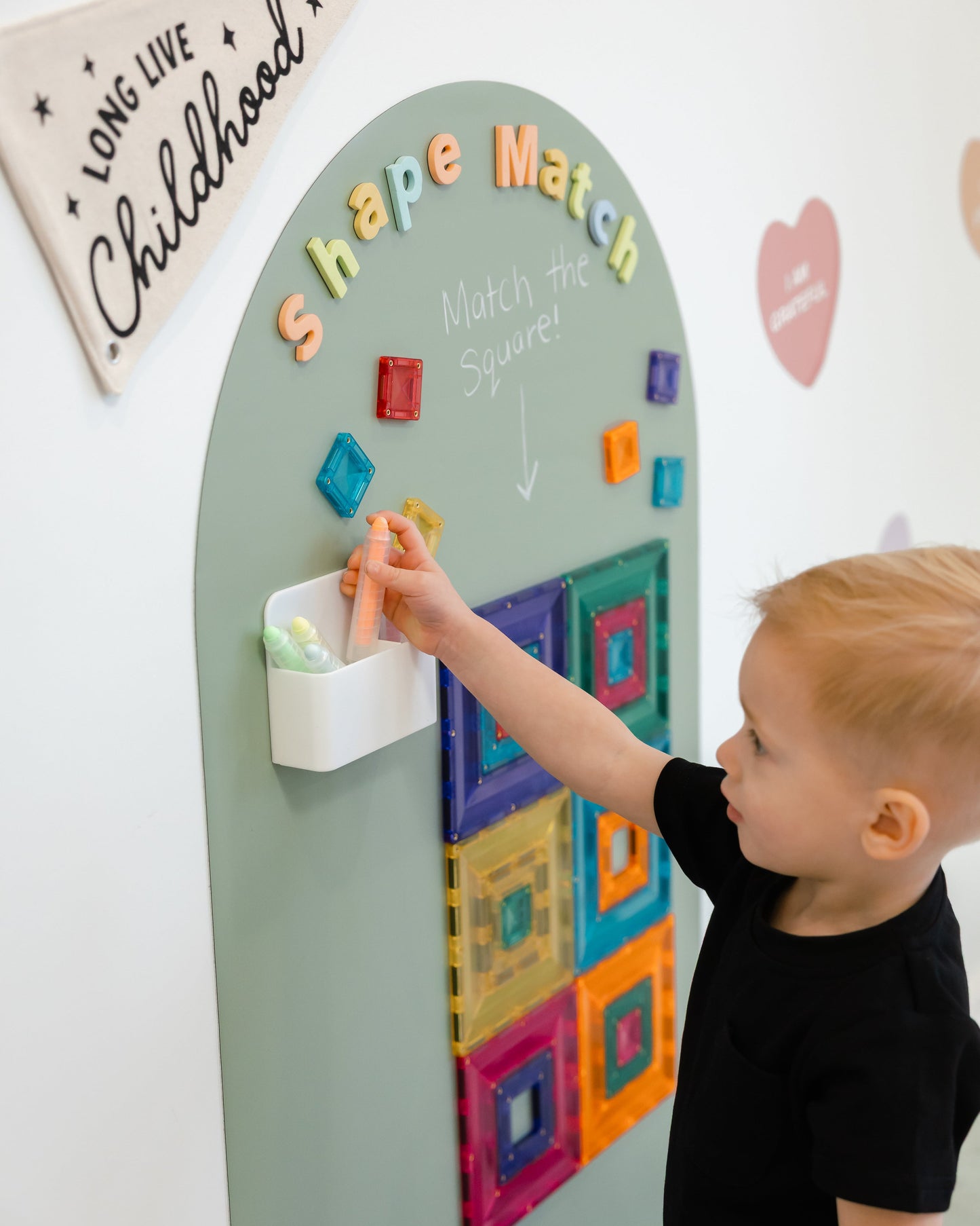 Magic Playwall - Original Arch Magnetic Wall Decal for Kids