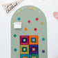 Magic Playwall - Original Arch Magnetic Wall Decal for Kids