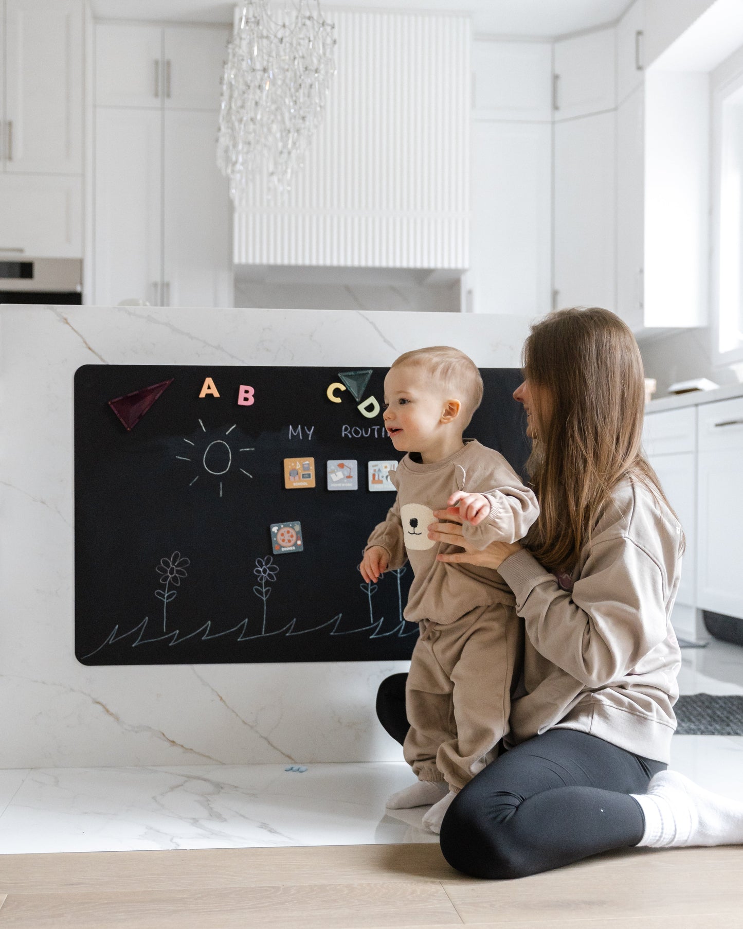 Magic Playwall - Rectangle Magnetic Wall Decal for Kids