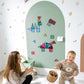 JUMBO Magic Playwall - Arch Magnetic Wall Decal for Kids