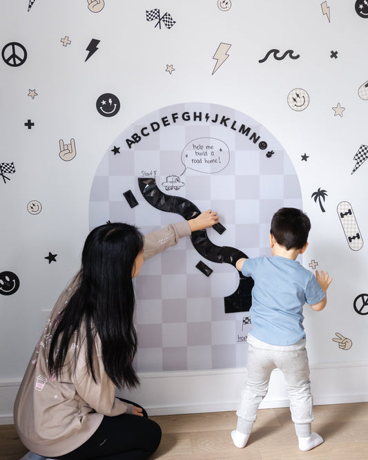 MEGA Magic Playwall - Arch Magnetic Wall Decal for Kids